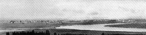 A Bird's-eye View of Sackville, showing the Tantramar River