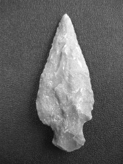 Figure 2. Stone chert knife uncovered along the banks of the Tantramar River.