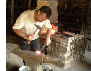 blacksmith Paul Fontaine