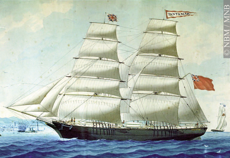 Painting of the brig Tantamar