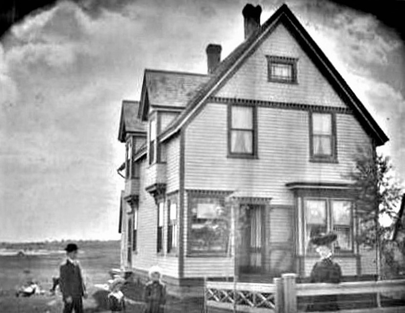 Photograph of the old Egan place in Sackville, New Brunswick.